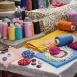 The image shows a table of sewing projects.